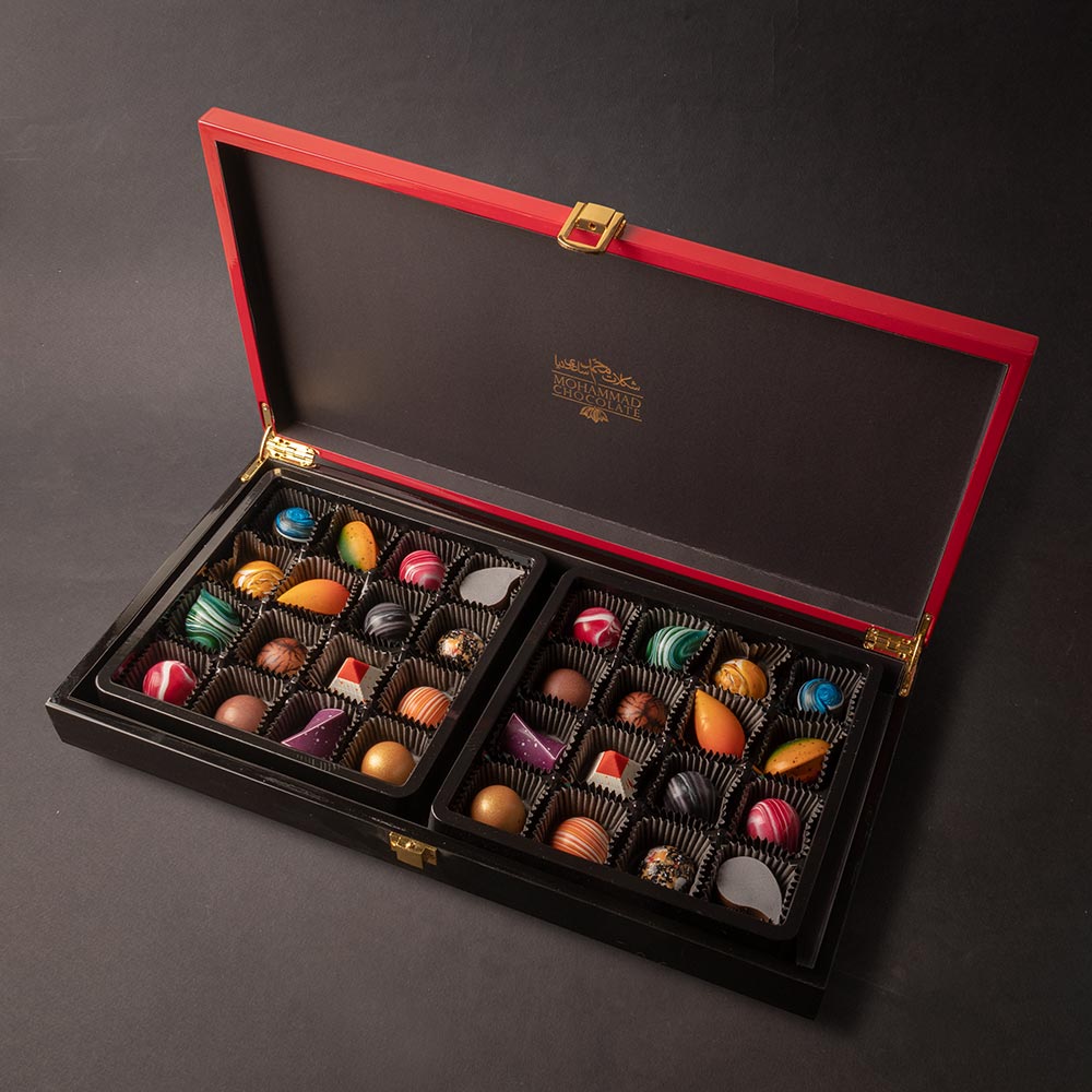 جعبه شکلات رویا (قرمز، ۳۲ عددی)