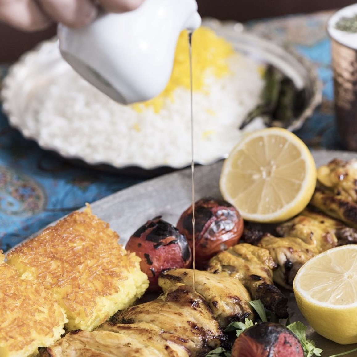 چلوکباب فیله مرغ
